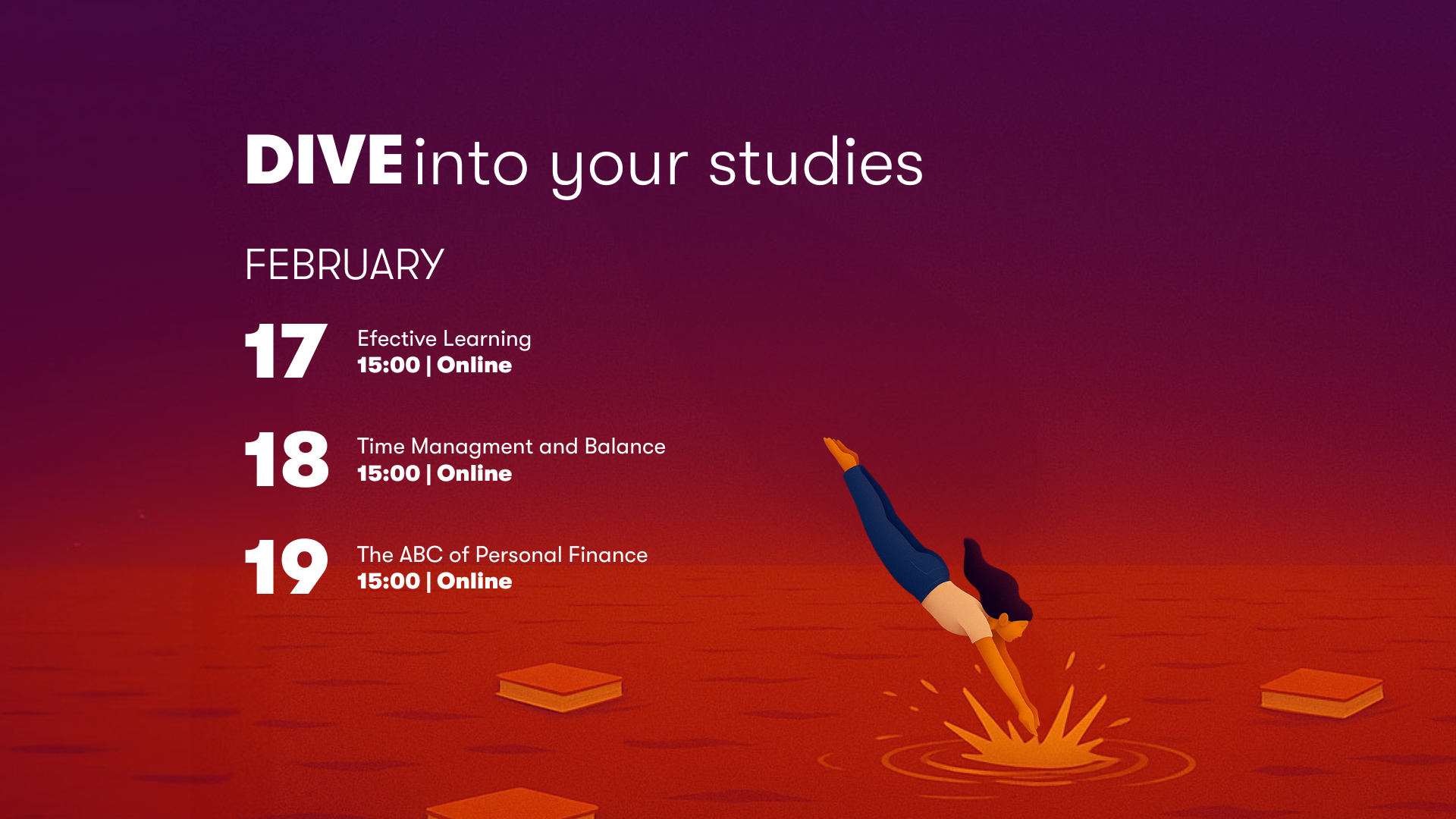 Dive into your studies vizualas