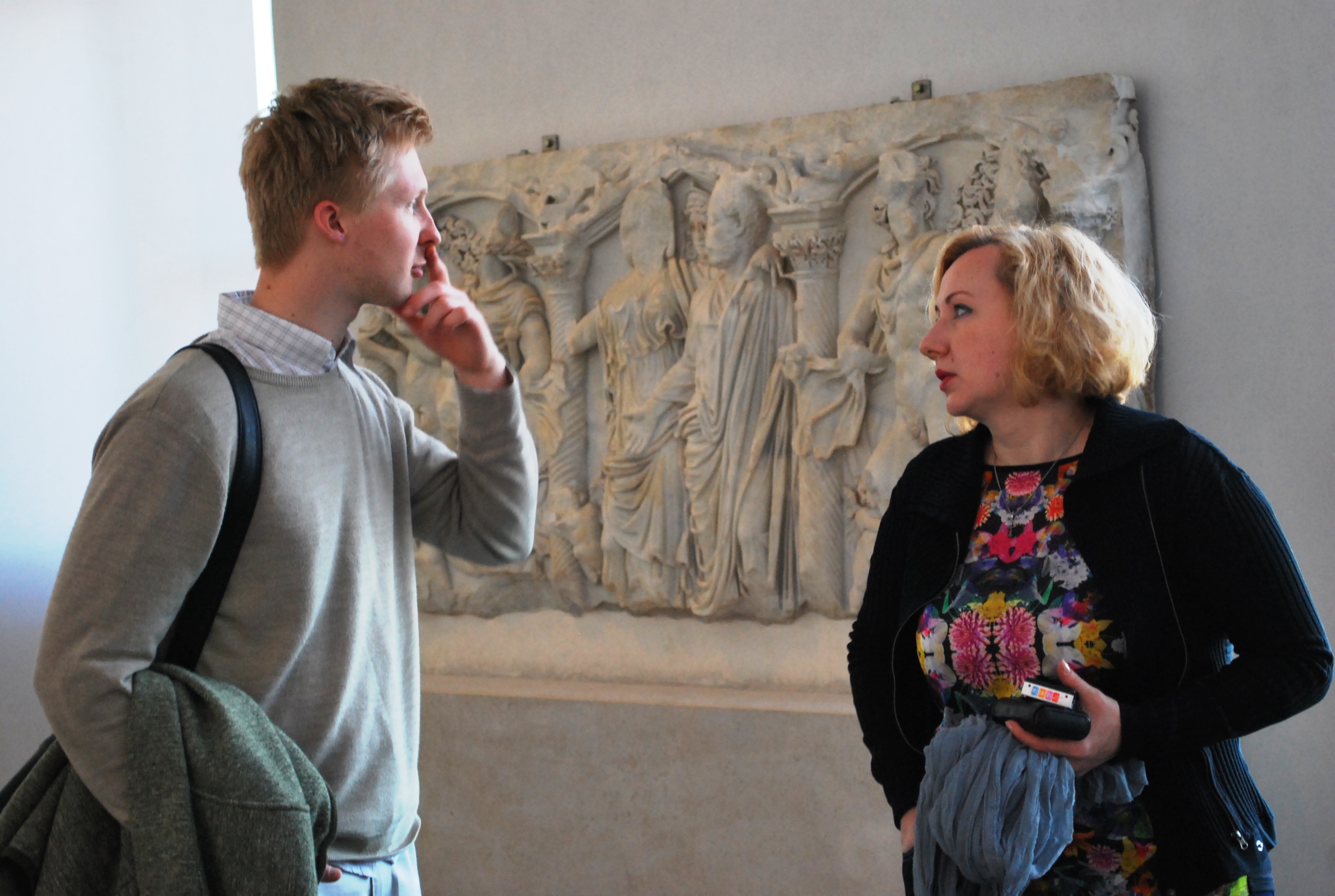 Dovilės Keršienės ir Gyčio Matuliūkščio diskusija Romos nacionaliniame muziejuje Palazzo Massimo