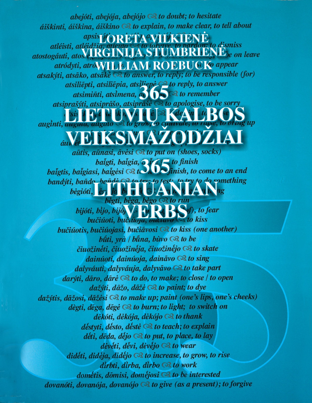 365 lietuvių kalbos veiksmažodžiai (lietuvių-anglų kalbomis)