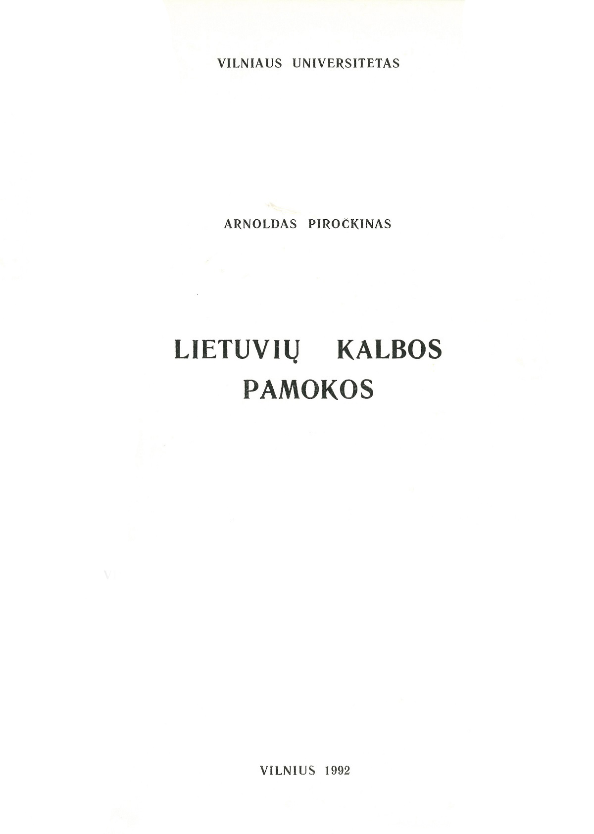 Lietuvių kalbos pamokos