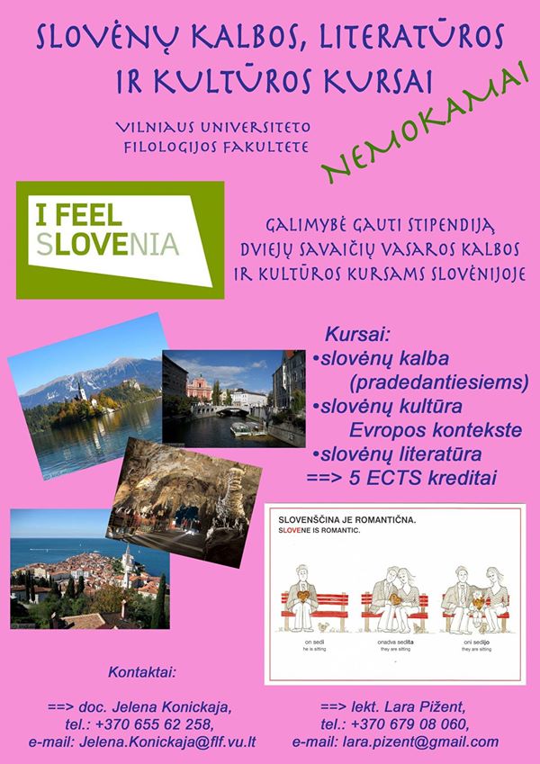 Poster Slovenian language