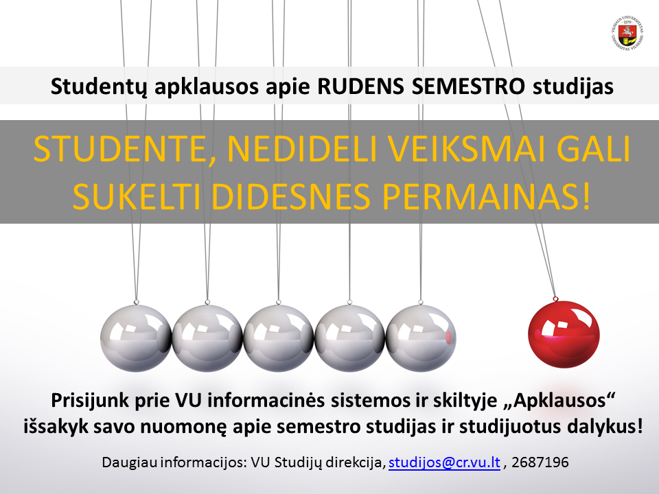 Skelbimas apie apklausas